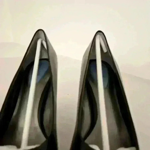 NIB Genuine Leather Fitzwell Raquel Black Kid Leather Pumps 9.5 NIB - Picture 4 of 9